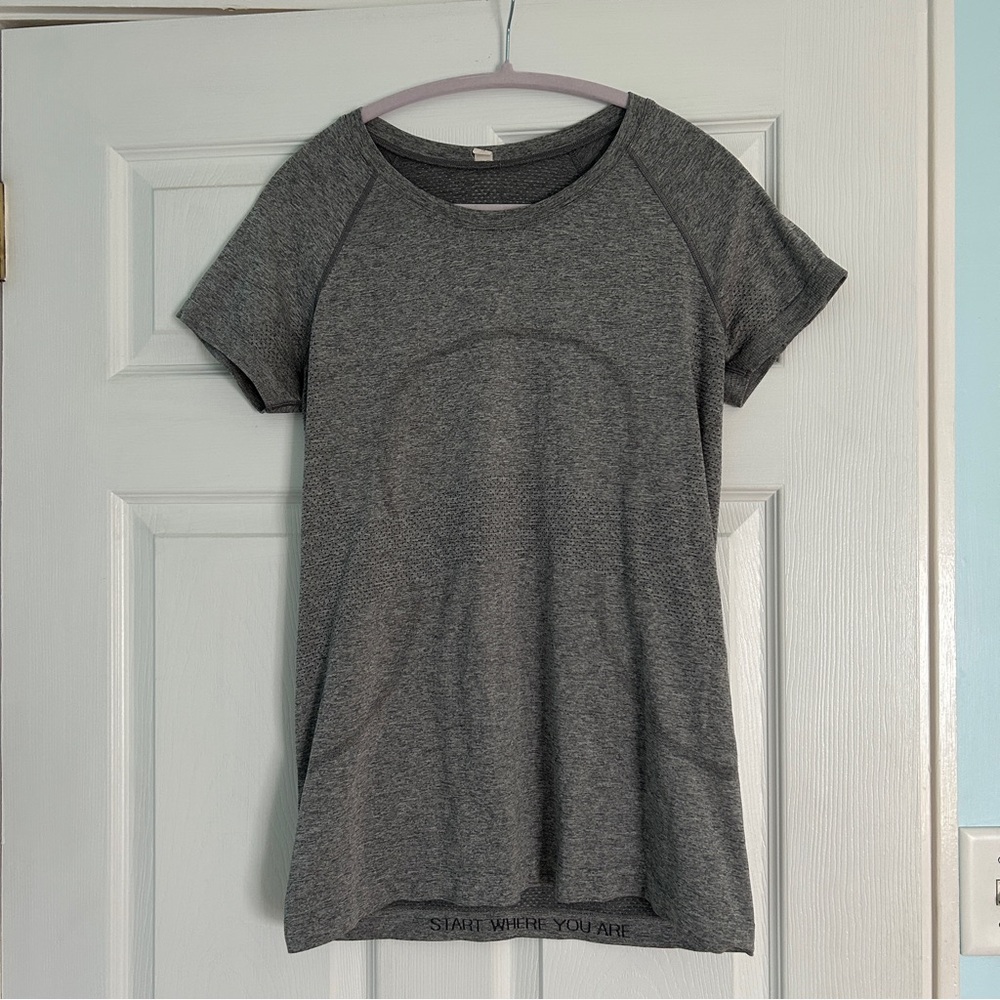 Lululemon Swiftly Tech Gray Short-Sleevd